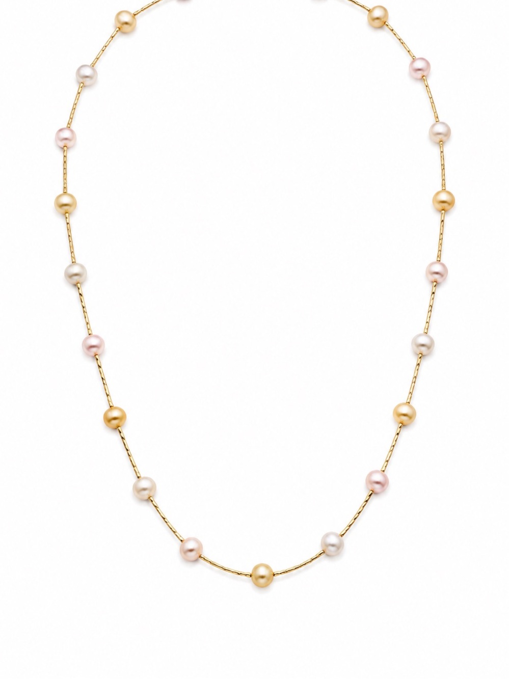 Sunset Pearls Necklace (#N61)